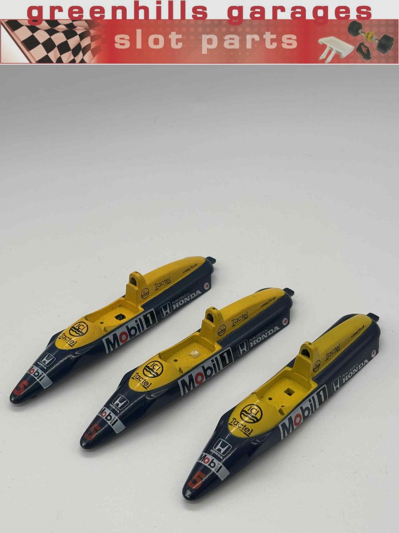 Greenhills Scalextric Cannon Williams Honda Upper Body Section x 3 C374 - Used - P10780