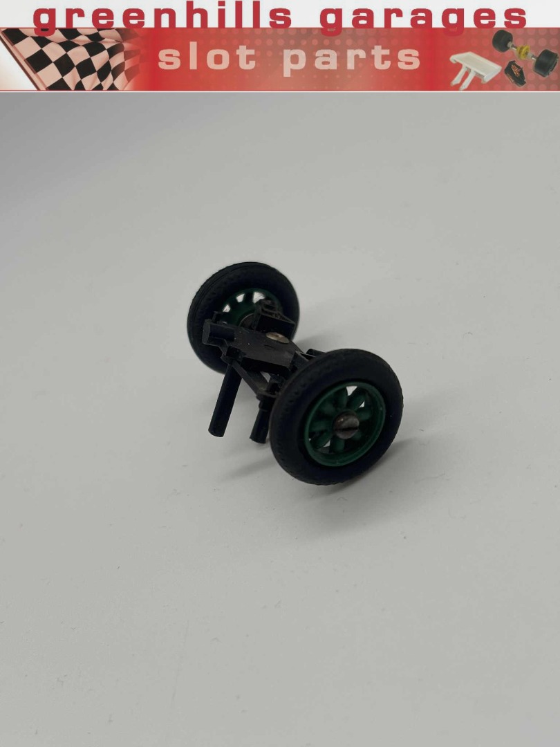 Greenhills Airfix MRRC Cooper F1 5150 Front Axle + Steering + Wheels + Tyres - Used - P10778