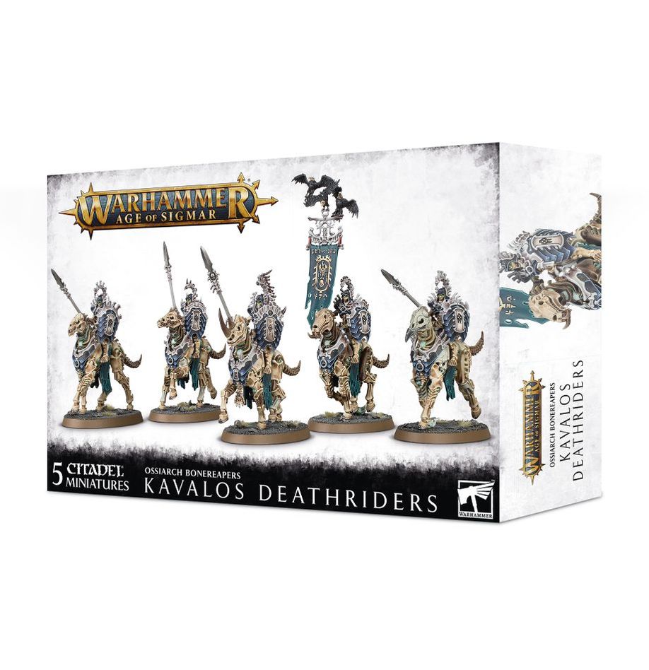 Greenhills Warhammer Age Of Sigmar Ossiarch Bonereapers: Kavalos Deathriders 94-27 - GW70