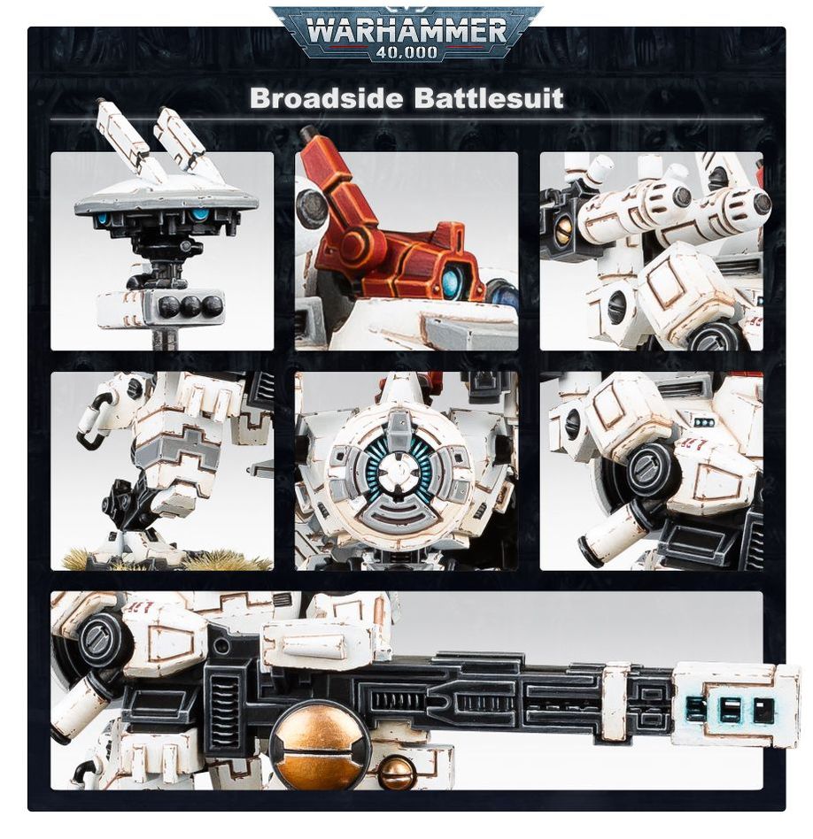 Greenhills Warhammer 40K T'au Empire Xv88 Broadside Battlesuit 56-15 - GW34 - Image 5