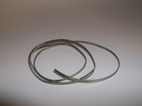 Greenhills Slot Car Spares Tinned Copper Braid - 50cm Scalextric compatible - NEW - G2762