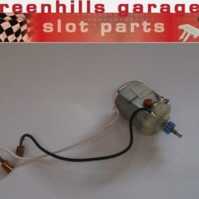 Greenhills Scalextric Mabuchi Engine E17 with Blue / black Pinion & Spade Connectors - Used - P4028