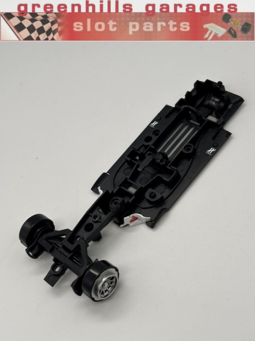 Greenhills Carrera Evolution Ferrari SF-15 T Chassis Plate + Front Axle + Magnet - Used - P11119