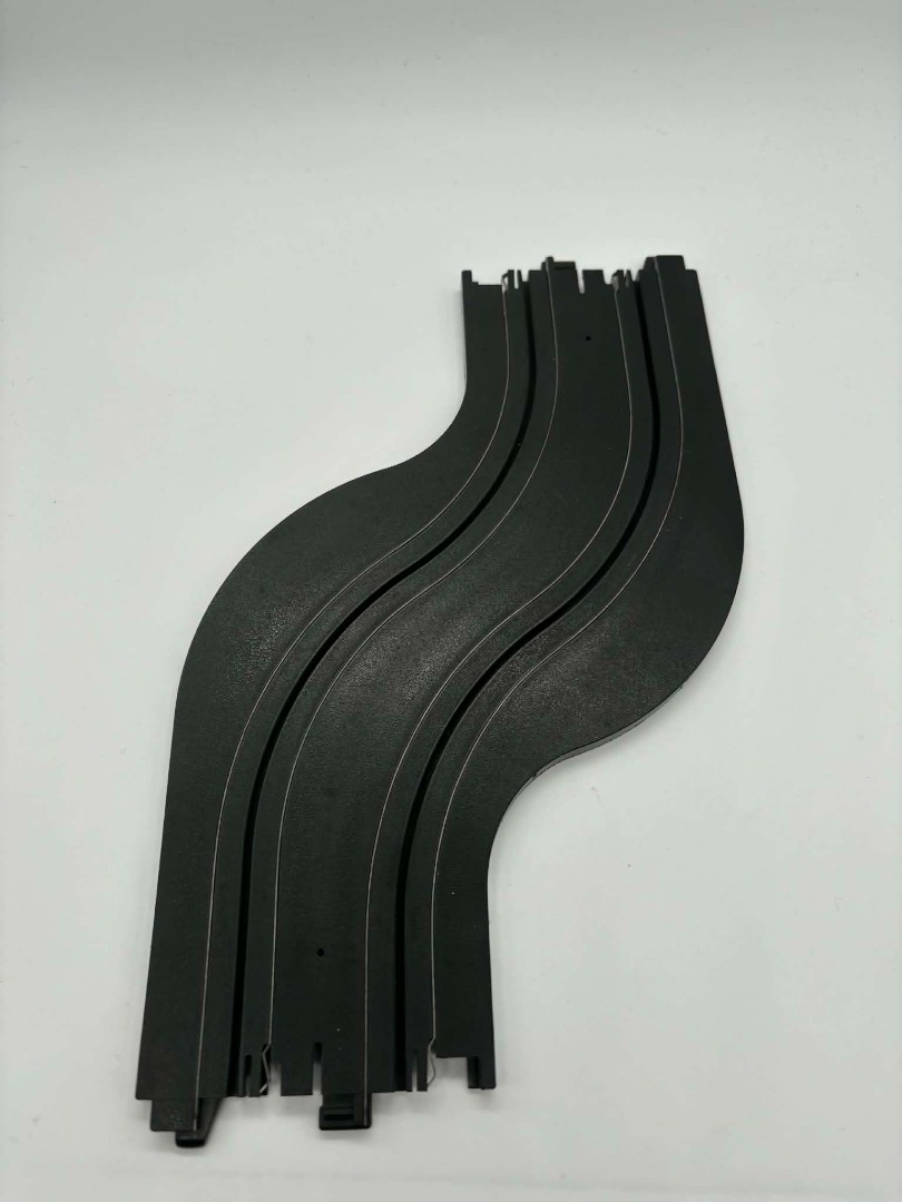 Greenhills Tomy Aurora 229mm 9'' Chicane Track Right - Used - MT594