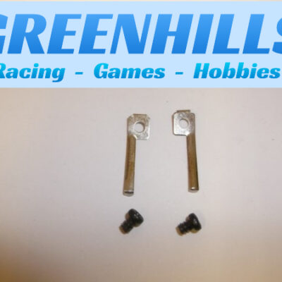 Greenhills Scalextric F1 / Dallara cars L-shaped connectors with screws - USED P3526