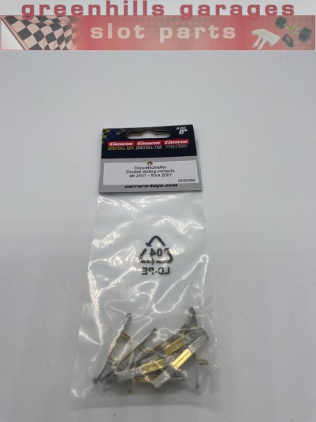 P8748 - Greenhills Carrera Evolution Digital 1.24 1.32 Double Contact Brushes x 10 Ref. 20365 - BNIP