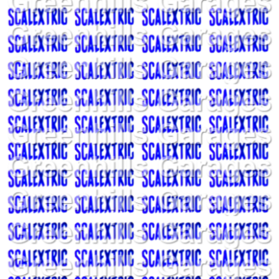 Greenhills Vintage Sticker Logo Sheet for Scalextric 1.32 Scale Dioramas - NEW - MACC976