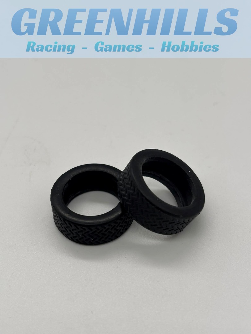 Greenhills Scalextric Subaru Impreza Treaded Rally Tyre Pair - Used - P11129