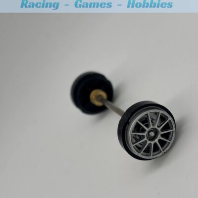 Greenhills Carrera Evolution AMG Mercedes C Coupe DTM Front Axle & Wheels 27476 - P10814