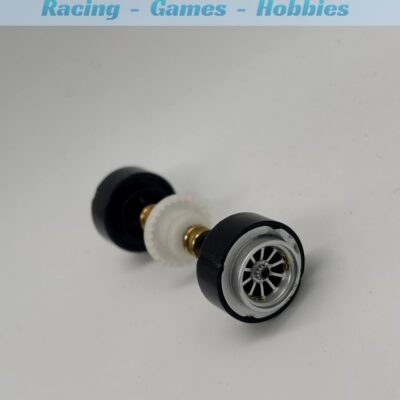 Greenhills Carrera Evolution Ferrari SF15 T Rear Axle & Wheels - P11118