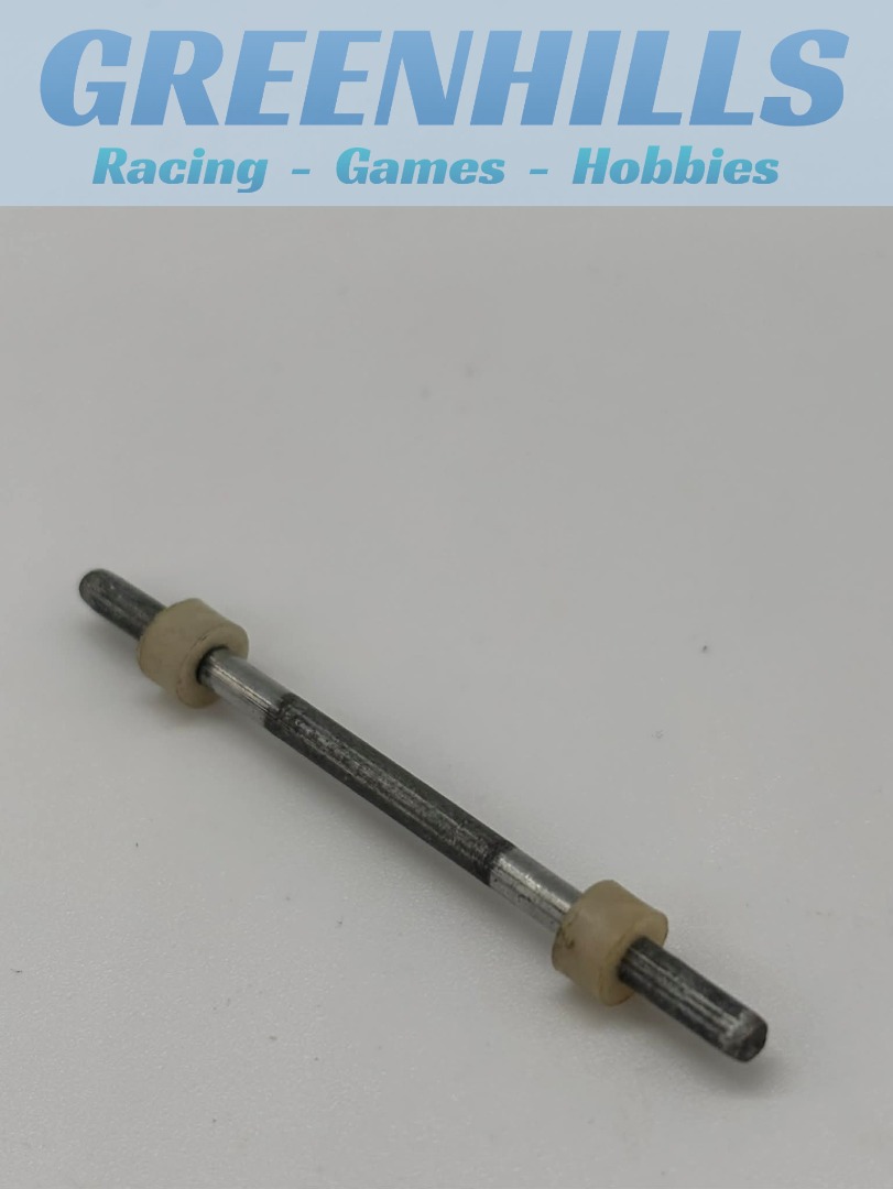 Greenhills Scalextric Offenhauser Rear Engine C80 Front Axle & Wheels + Spacers - P11155
