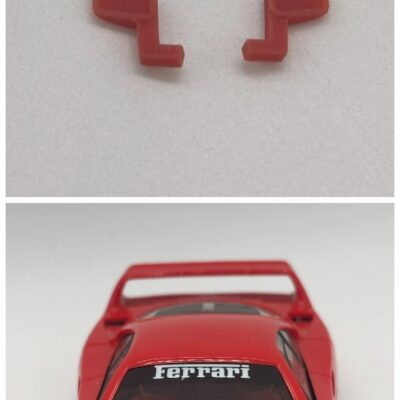 GP151 - Greenhills Red Wing Mirror Pair for Scalextric Ferrari F40 - NEW