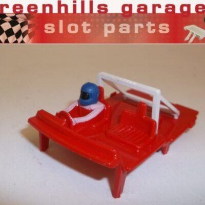 Greenhills Scalextric MG Metro 6R4 red cabin interior/white roll bar - USED - P3840