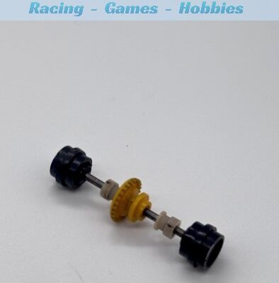 Greenhills Scalextric Mini 127G7 Rear Axle And Wheels C122 - Used - P1955
