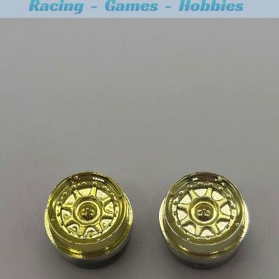 Greenhills Scalextric Team Car & F1 Gold Wheel Pair - P11198