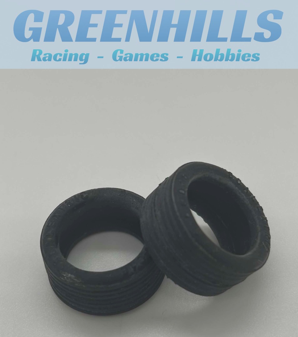 Greenhills Scalextric BMW M3 E30 Front Tyre Pair C406 C409 C464 - P11207