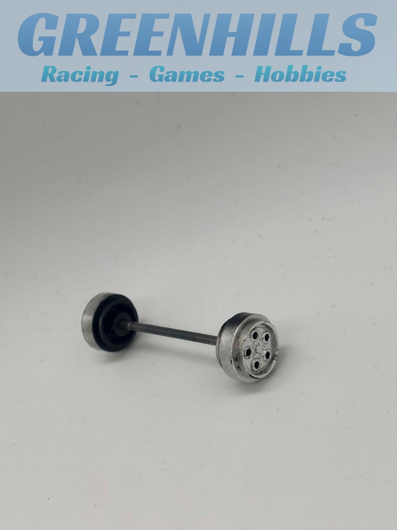 Greenhills Scalextric Lamborghini Diablo Front Axle & Wheels - P11222