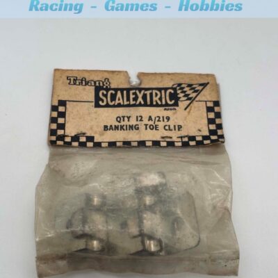 Greenhills Scalextric Banking Toe Clips x 12 A219 - NEW - P11168