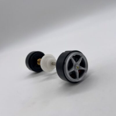 Greenhills Carrera Evolution / 132 La Ferrari Rear Axle & Wheels - NEW - P8751