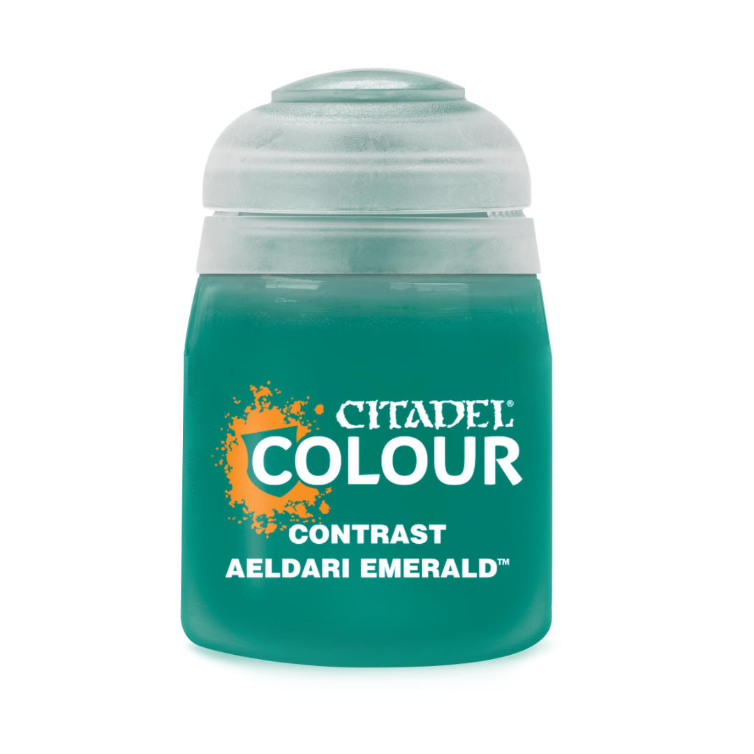 Greenhills Citadel Colour Contrast Paint Aeldari Emerald 18ml Pot 29-48 - GWP37