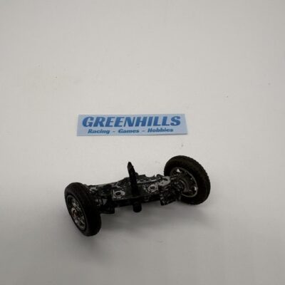 Greenhills Airfix Chrome Front axle /guide/wheels & tyres - P11258