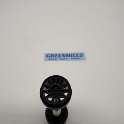 Greenhills Scalextric Bentley Continental GT3 Rear Axle & Wheels Black - P11262