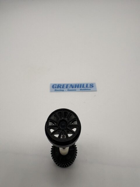 Greenhills Scalextric Bentley Continental GT3 Rear Axle & Wheels Black - P11262