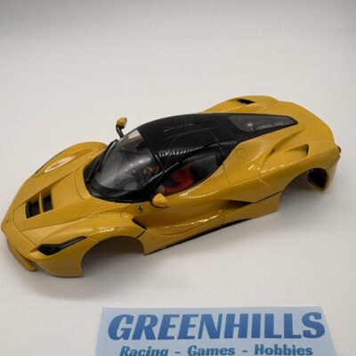 Greenhills Carrera Evolution /132 La Ferrari Yellow Upper body shell 20030681 - New -S3460