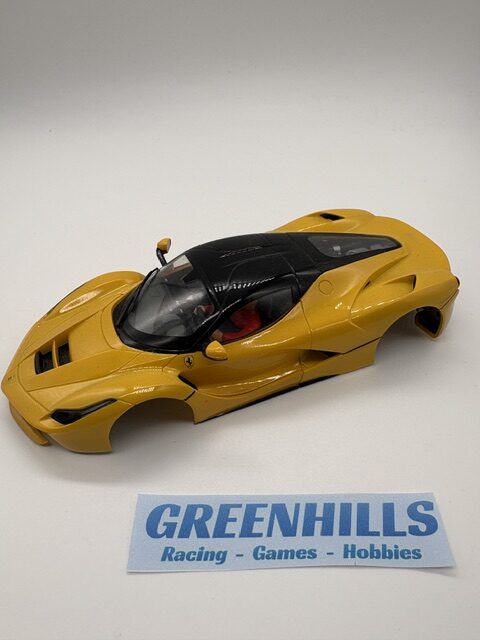 Greenhills Carrera Evolution /132 La Ferrari Yellow Upper body shell 20030681 - New -S3460