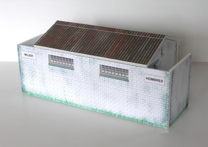 Greenhills Slot Car Building Kit Spanish Toilet Block 1:43 Scale - Brand New MACC628