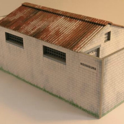 Greenhills Slot Car Building Kit Le Mans Toilet Block 1:32 Scale - Brand New - MACC425