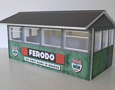 Greenhills Slot Car Building Silverstone Press Box Kit 1:32 Scale - Brand New - MACC202