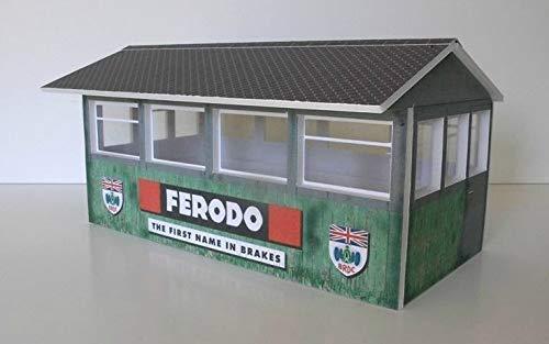 Greenhills Slot Car Building Silverstone Press Box Kit 1:32 Scale - Brand New - MACC202