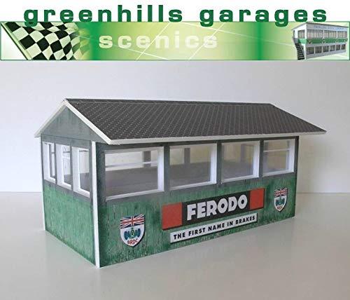Greenhills Slot Car Building Silverstone Press Box Kit 1:43 Scale - Brand New - MACC321 - Image 3