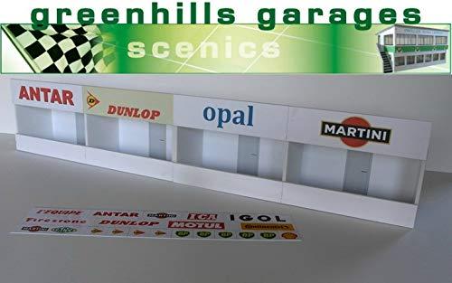 Greenhills Slot Car Building Rouen Les Essarts Pit Boxes Kit 1:32 Scale - Brand New - MACC749 - Image 3