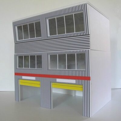 Greenhills Slot Car Building 3 Storey Modern Pit Boxes Kit 1:32 Scale - Brand New - MACC825