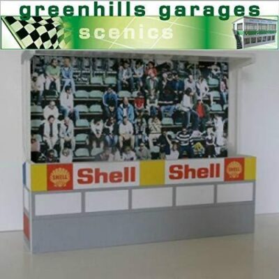 Greenhills Slot Car Building Reims Grandstand Kit Slimline 1:32 Scale - New - MACC278