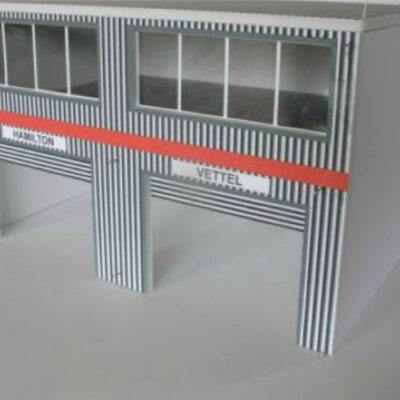 Greenhills Slot Car Building Modern Pit Boxes Kit 1:32 Scale - Brand New - MACC268