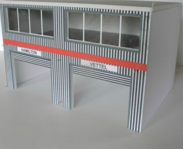 Greenhills Slot Car Building Modern Pit Boxes Kit 1:32 Scale - Brand New - MACC268