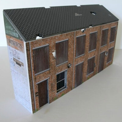Greenhills Slot Car Building Derelict Terraced Houses Kit 1:43 Scale - Brand New - MACC848