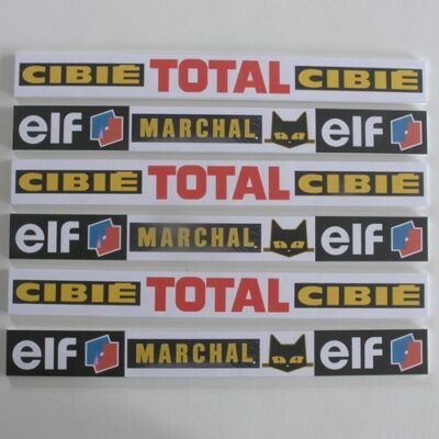 Greenhills Slot Car French Pit Wall x 6 1:32 scale - Brand New - MACC872