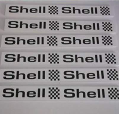 Greenhills Slot Car Pit Wall White - Shell x 6 1:43 Scale - Brand New - MACC883