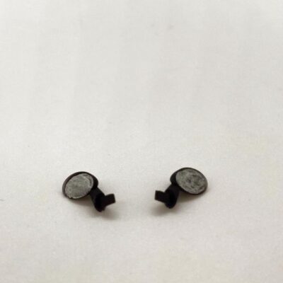 Greenhills Repro Black & Silver Wing Mirror Pair for Scalextric BMW Mini Cooper - NEW - GP28