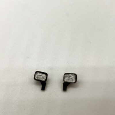 Greenhills Black & Silver Wing Mirror Pair for Scalextric TVR T400R - NEW - GP24