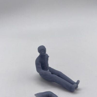 GP60 - Greenhills Unpainted Driver & Arm for Scalextric Bentley 3L C64 & C305 - NEW