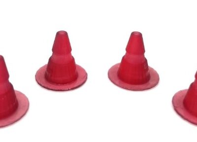 Greenhills Red Marker Cones x 4 Carrera & Scalextric Compatible - 1.32 Scale - NEW GP74