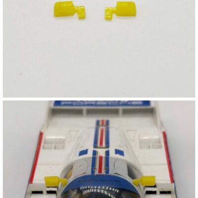 Greenhills Yellow Wing Mirror Pair for Scalextric Porsche 962 - New - GP91