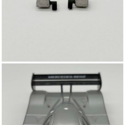 Greenhills Repro Black with Silver Wing Mirror Pair for Scalextric Sauber Mercedes - NEW - GP93