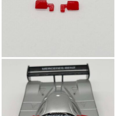 Greenhills Repro Red Wing Mirror Pair for Scalextric Sauber Mercedes - NEW - GP96