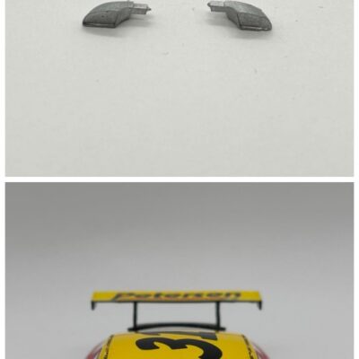 Greenhills Scalextric Porsche 911 GT3R Silver Wing Mirror Pair - NEW - GP102